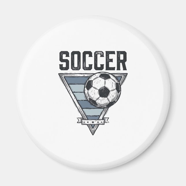 Imán Diseño de camiseta con insignia triangular de baló (Frente)