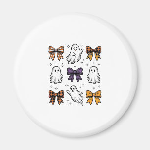 Imán Diseño de camiseta de fantasmas y lazos de Hallowe