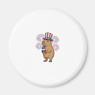 Imán Diseño de camiseta de fuegos artificiales de helad