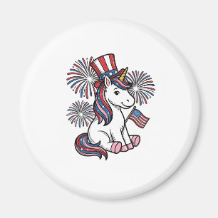 Imán Diseño de camiseta de fuegos artificiales de unico