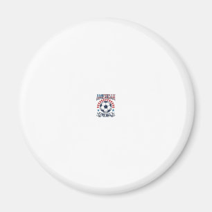 Imán Diseño de camiseta de fútbol americano vintage
