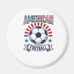 Imán Diseño de camiseta de fútbol americano vintage