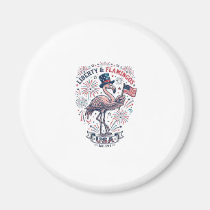 Imán Diseño de camiseta de grabado vintage de flamenco