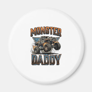 Imán Diseño de camiseta de grabado vintage de Monster T