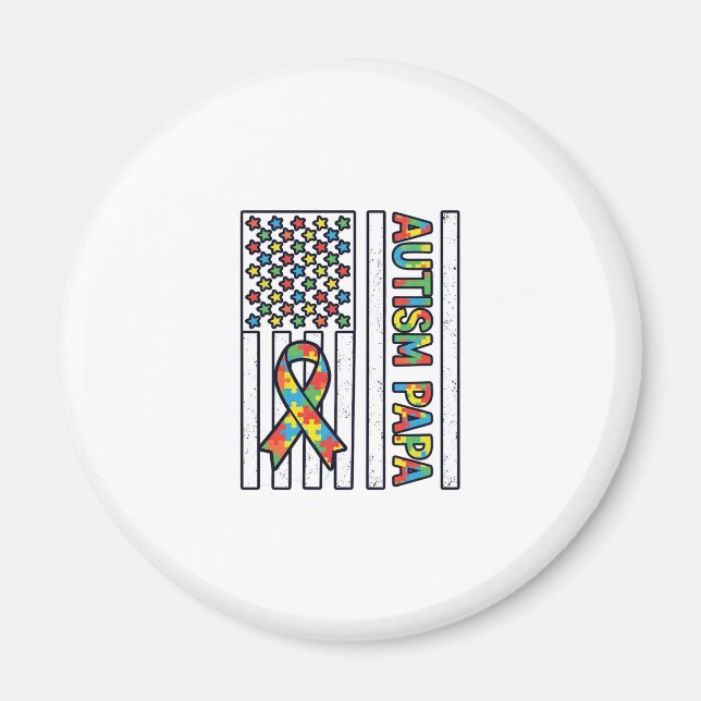 Imán Diseño de camiseta de pieza de rompecabezas de cin (Frente)