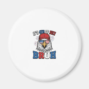 Imán Diseño de camiseta patriótica Funny 4th of July Ea