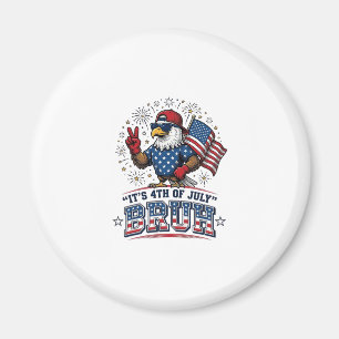 Imán Diseño de camiseta patriótica Funny 4th of July Ea
