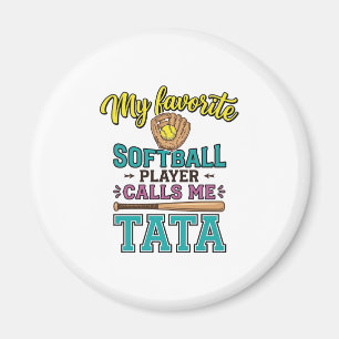 Imán Diseño de camiseta TATA Me Llama Jugador Favorito 