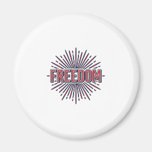 Imán Diseño de camiseta vectorial de fuegos artificiale
