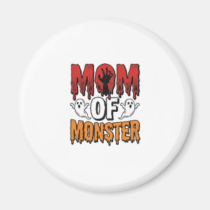Imán Diseño de camiseta vintage de Halloween de mamá de
