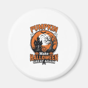 Imán Diseño de camiseta Vintage Pumpkin Halloween Great