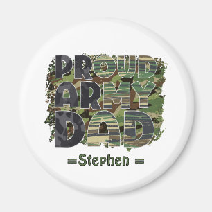 Imán Diseño de Camuflaje de Orgullo Ejército Padre