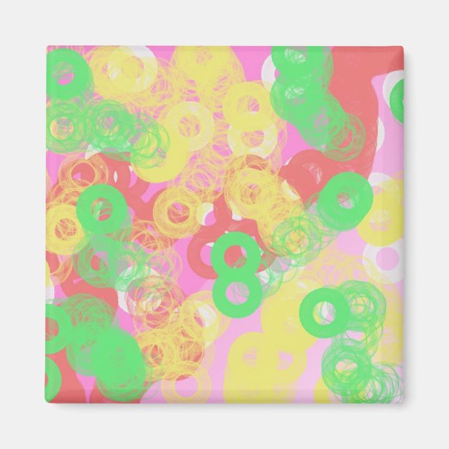 Imán diseño de caramelos yaei tan fantástico (Frente)