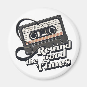 Imán Diseño de Cassette Retro para amantes de la nostal
