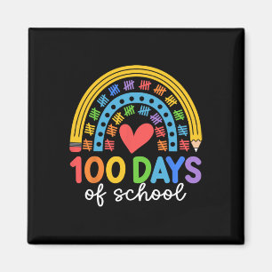 Imán Diseño De Celebración Del Arcoiris Escolar Durante