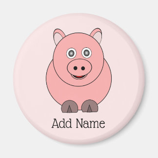Imán Diseño de cerdos personalizado