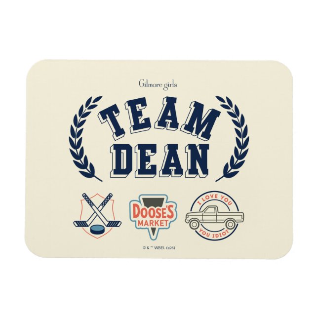 Imán Diseño de Chicas de Team Dean Gilmore (Horizontal)