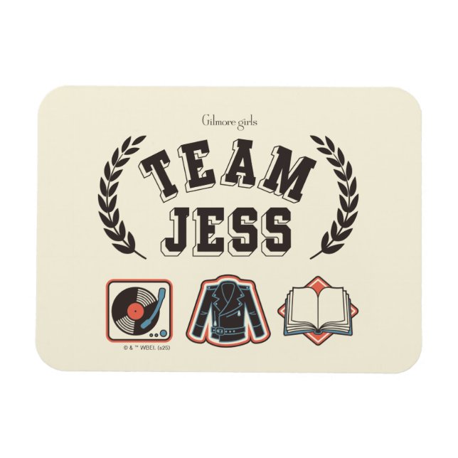 Imán Diseño de Chicas de Team Jess Gilmore (Horizontal)