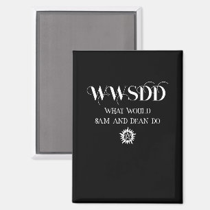 Imán Diseño de cita WWSDD con símbolo de sol pentagrama