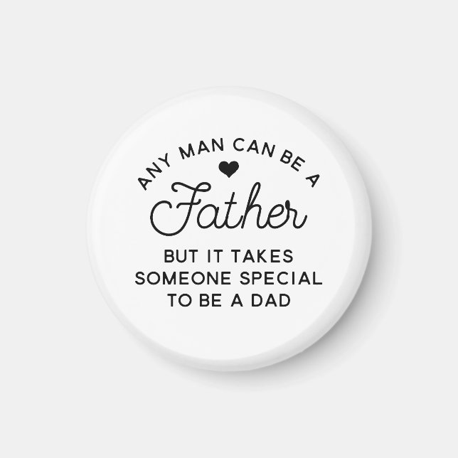 Imán Diseño de citas para papá especial (Frente)