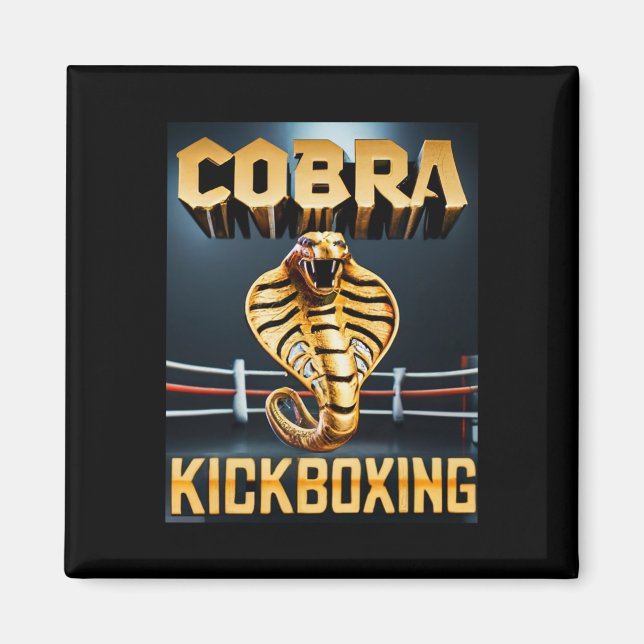 Imán Diseño de Cobra Kickboxing por Don Castillo  (Frente)