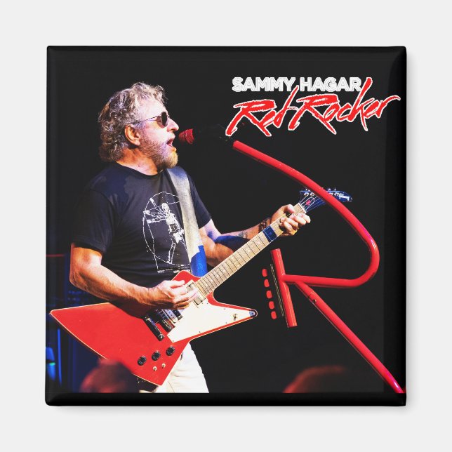 Imán Diseño de colección especial sammy hagar banda pop (Frente)