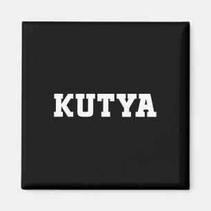 Imán Diseño de comida para kutya divertido para hombres