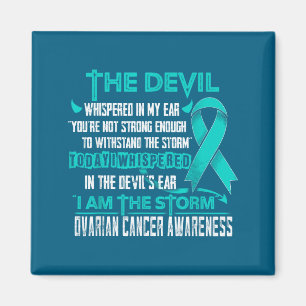 Imán Diseño de conciencia del cáncer de ovario soy torm