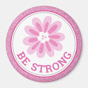 Imán Diseño de Conciencia sobre el Cáncer de Mama con F