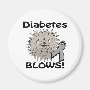 Imán Diseño de Conciencia sobre la Diabetes Suelta