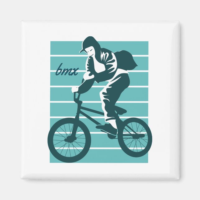 Imán Diseño de Cool Rider - BMX (Frente)