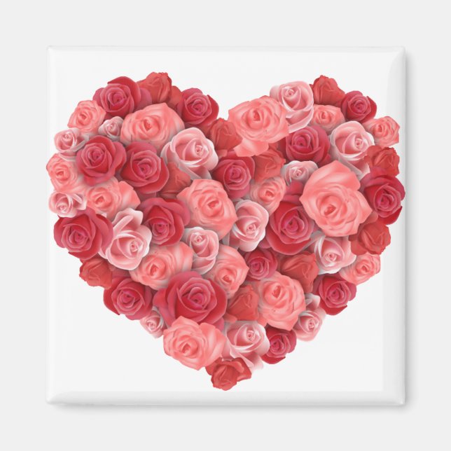 Imán Diseño de Corazón (Frente)