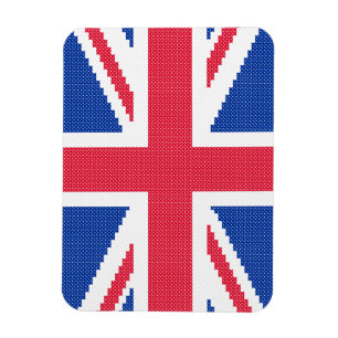 Imán Diseño de cosido cruzado original Jack Union