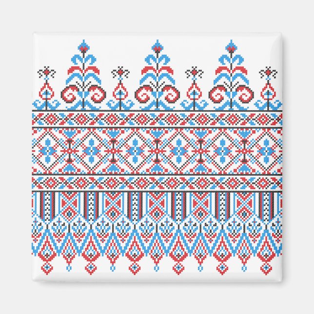 Imán Diseño de costura cruzada (Frente)