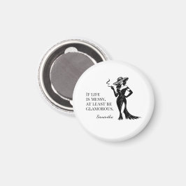 Imán Diseño de cotización de estilo glam personalizado
