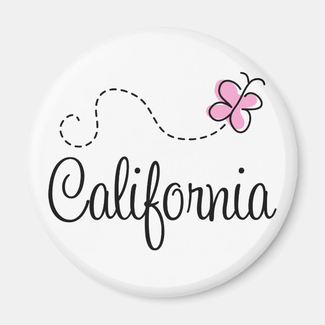 Imán Diseño de Cute California (Frente)