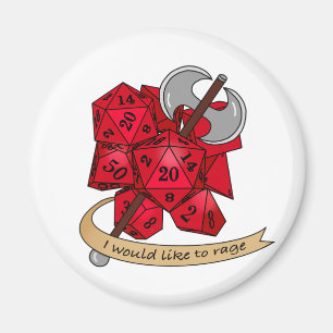 Imán Diseño de dados bárbaros