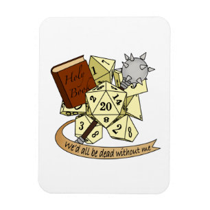 Imán Diseño de dados de clérigo