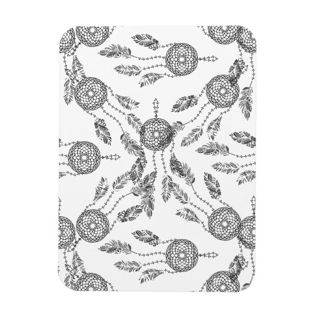Imán Diseño de Dream Catcher (Vertical)