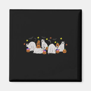 Imán Diseño de efecto de bordado de gatito femenino de 