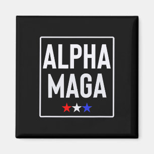 Imán Diseño de elecciones Alpha Mega Trump 2024