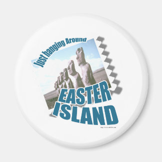Imán Diseño de eslogan turístico divertido en Isla de P
