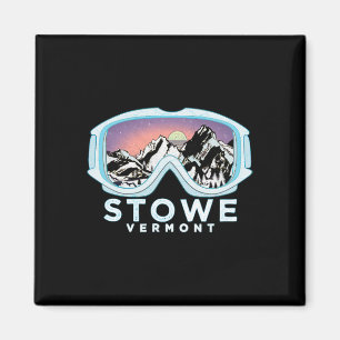Imán Diseño de esquí de Stowe Stowe, Vt Esquí Nieve Reg