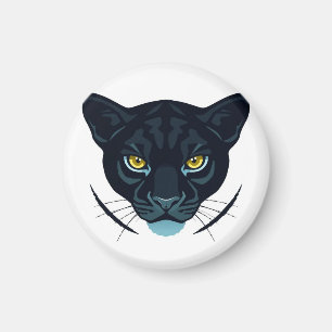 Imán Diseño de estilo callejero de puma negro