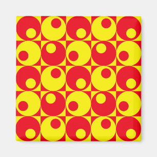 Imán Diseño de estilo retro