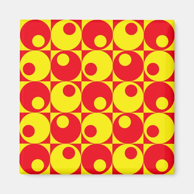 Imán Diseño de estilo retro (Frente)