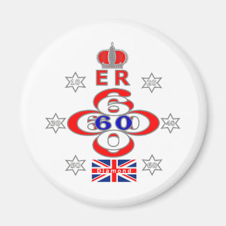 Imán Diseño de estrellas del Jubilee Real de Queens