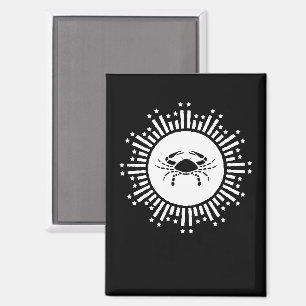 Imán Diseño de explosión estelar cósmica de cangrejo si