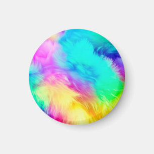Imán Diseño de fondo de textura de pelaje esponjoso arc