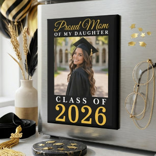 Imán Diseño de foto para graduación de hija de mamá org
